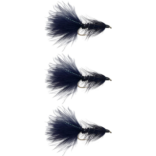 Woolly Bugger 3 PACK black streamer
