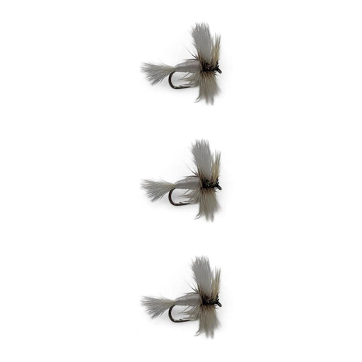 Hairwing Wulff White Dry Flies Trout 3 pack