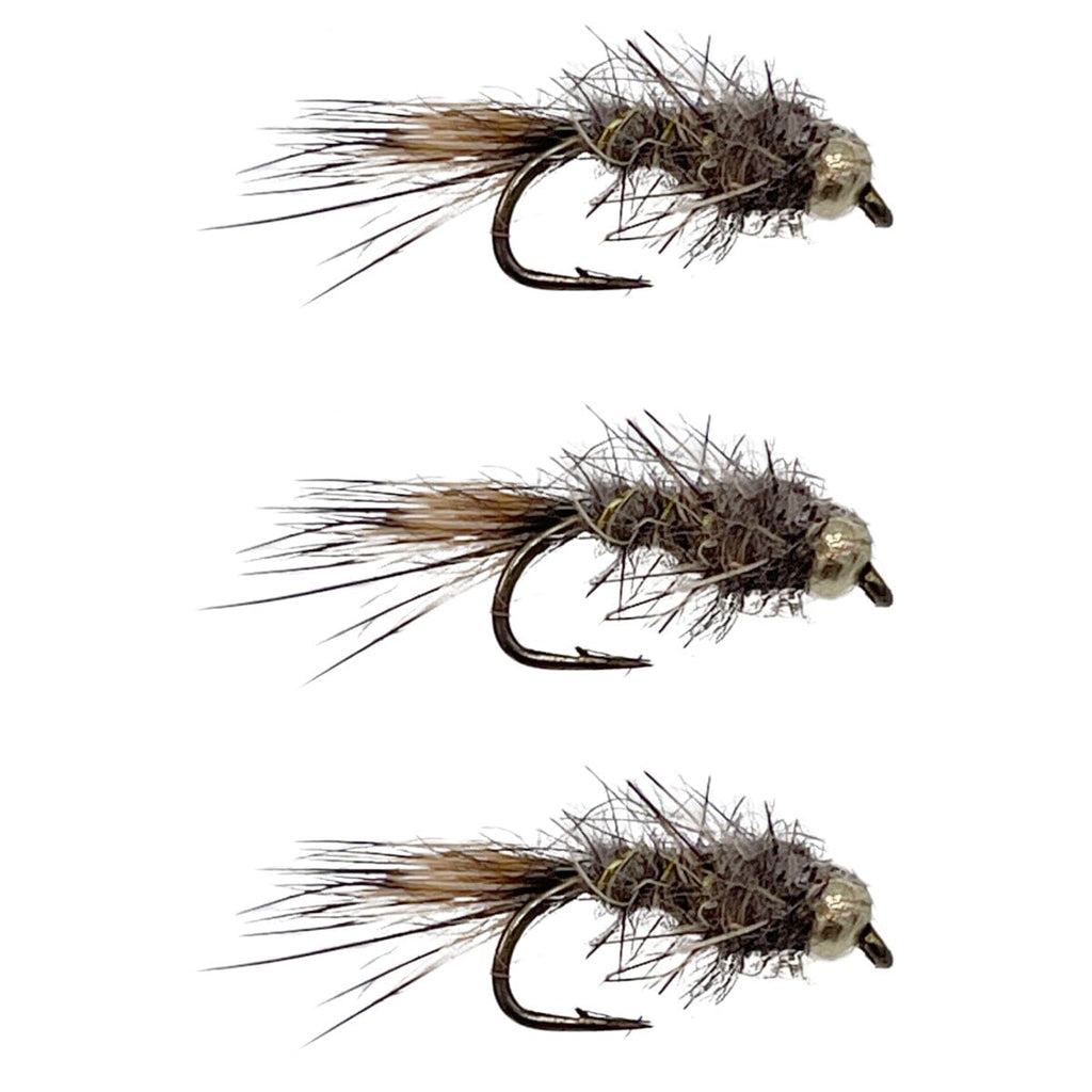 hares ear bead head natural nymph