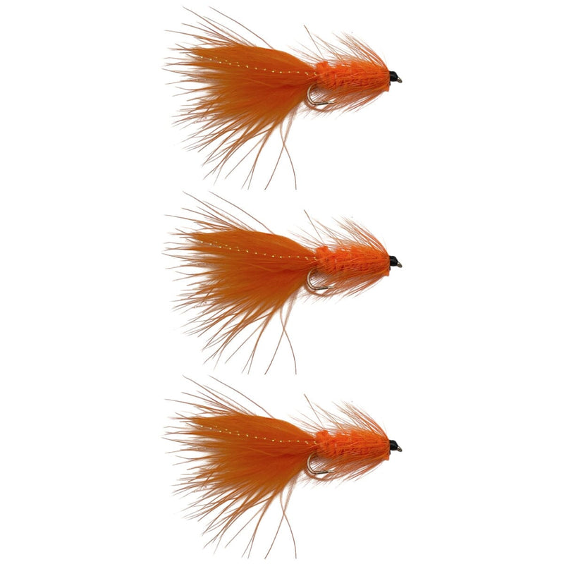 Woolly Bugger Burnt Orange | 3 Pack