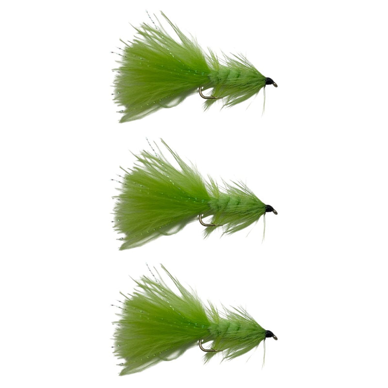 woolly bugger streamers chartreuse