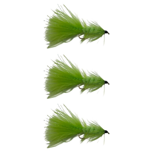woolly bugger streamers chartreuse