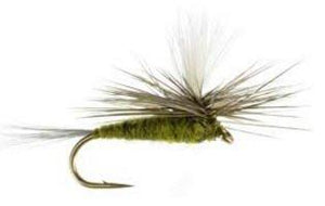 Feeder Creek Fly Fishing Trout Flies - Blue Wing Olive Parachute - One Dozen Flies - 12,14,16,18 - Feeder Creek