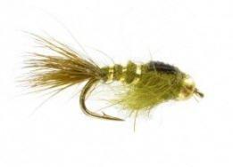 Bead Head Olive Nymph Fly Fishing Flies
