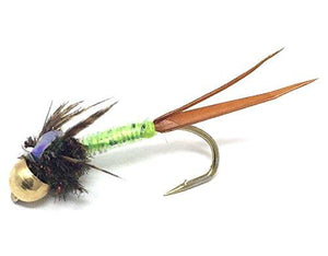 Feeder Creek Fly Fishing Lures for Big Trout - 16 Hand Tied Fishing Flies - 8 Patterns in Size 12 - Feeder Creek