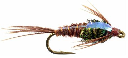 Feeder Creek Fly Fishing Flies Flash Back Pheasant Tail Wet Flies-Hand Tied Sizes 12,14,16, 18 - Feeder Creek
