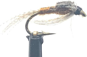 Feeder Creek Fly Fishing Trout Flies - Classic Nymph Assortment - 16 Wet Flies with Magnetic Fly Box - Sizes 12-14