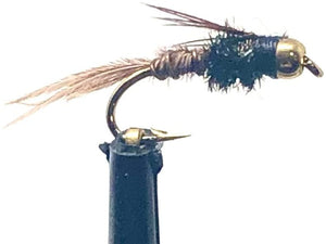 Feeder Creek Fly Fishing Trout Flies - Classic Nymph Assortment - 16 Wet Flies with Magnetic Fly Box - Sizes 12-14