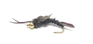 Fly Fishing Assortment - 18 Flies in 6 Patterns with Fly Box