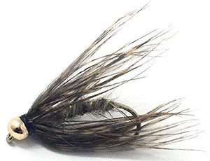 Feeder Creek Soft Hackle Bead Head Nymph - 3 Sizes 12,14,16 (4 of Each Size) - Feeder Creek