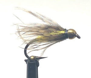 Feeder Creek Fly Fishing Trout Flies - Classic Nymph Assortment - 16 Wet Flies with Magnetic Fly Box - Sizes 12-14