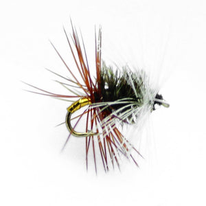 Feeder Creek RENEGADE DRY FLIES Sizes 12,14,16, 18 (3 of Each Size) - Feeder Creek