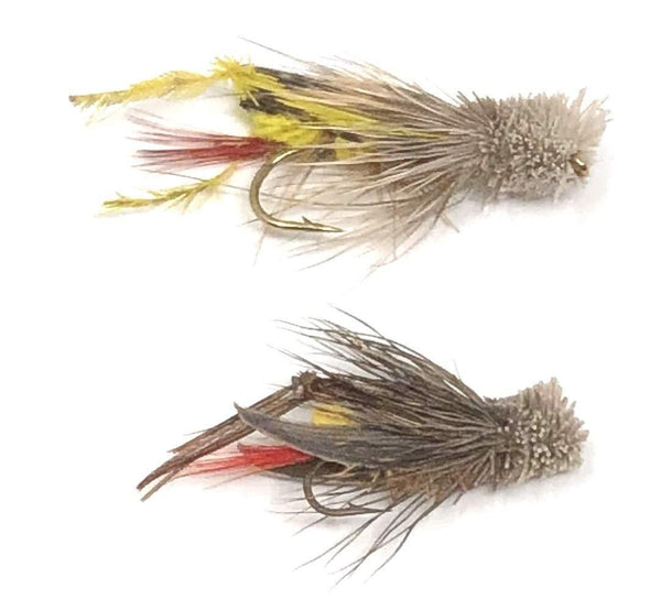 Dave's Hopper - 12 Wet Flies Size 10 and 12 (6 of Each Size)