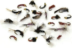 Midge Assortment - 8 Patterns in Sizes 18-22 - Zebra, Bead Head, Psycho and More