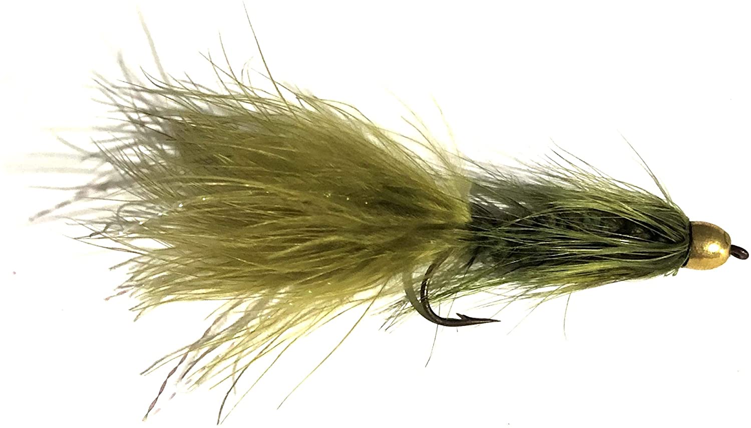 Conehead Wooly Bugger Fly Fishing Flies for Trout and Other Freshwater Fish  - One Dozen Wet / Streamer Flies (Black, 8)