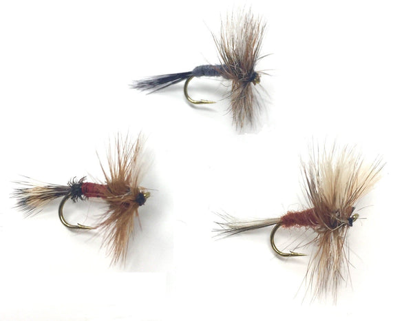 Feeder Creek Fly Fishing Trout Flies - The WULFF Assortment - Two Dozen Dry Flies - 4 Sizes - Feeder Creek