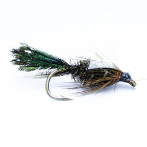 Feeder Creek Flies- 16 Popular Nymphs for Trout and Freshwater Fish - 8 Nymph Patterns Sizes 12-18 - Feeder Creek