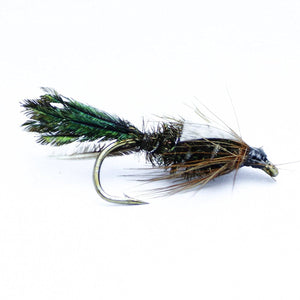 One Dozen Zug Bug Wet Flies-Hand Tied Sizes 12,14,16, 18 Fly Pattern