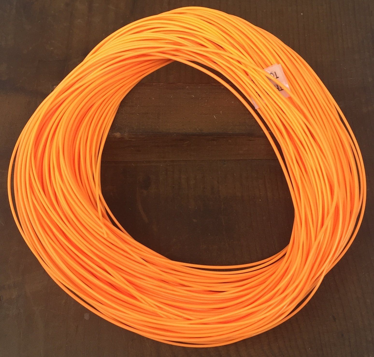 Fly Fishing Line, 100 Feet Orange, Sinking