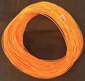 Fly Fishing Line - 100 Feet Weight Forward Floating and Sinking in Orange - Size 5 Sinking - Feeder Creek