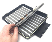 Fly Fishing Fly Box by Feeder Creek - Waterproof and Durable 910 Split Foam Fly Slots - Feeder Creek