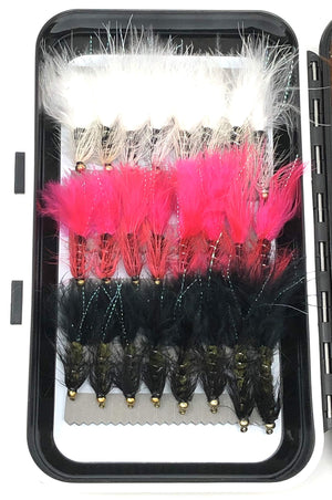 Bead Head Wooly Bugger Assortment- 48 Flies - 6 Patterns