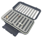 Fly Fishing Fly Box by Feeder Creek - Waterproof and Durable 910 Split Foam Fly Slots - Feeder Creek