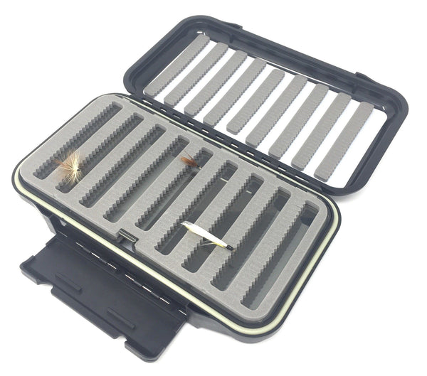Fly Fishing Box Waterproof 910 Split Foam Fly Slots Fishing Gear