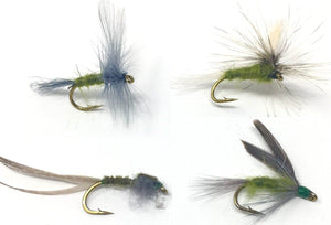 Blue Wing Olive Assortment dry parachute wet nymph