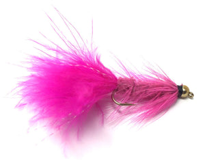 Bead Head Wooly Bugger Flies- One Dozen - 4 Sizes 6, 8, 10, 12 (3 of Each Size) - Many Colors to Choose From