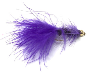 Bead Head Wooly Bugger Flies- One Dozen - 4 Sizes 6, 8, 10, 12 (3 of Each Size) - Many Colors to Choose From